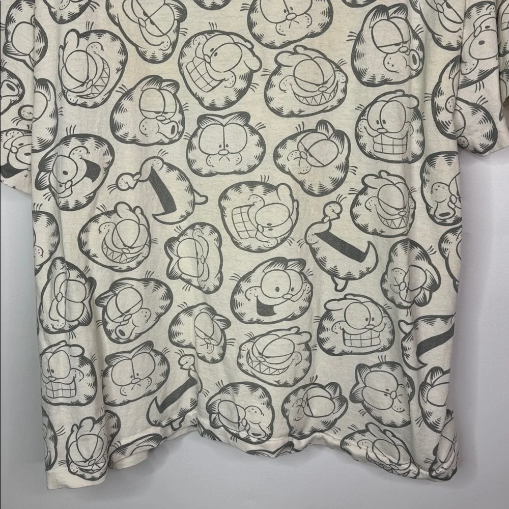 Vintage Garfield Cat AOP Tshirt Sun Tag XL - Picture 12 of 15
